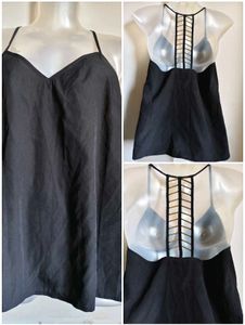 🎊Buy 1, Get 1 Free🎁34"-36" Sleeveless Black Top