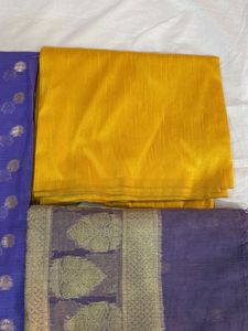 Banarasi Zari Suit Purple 1