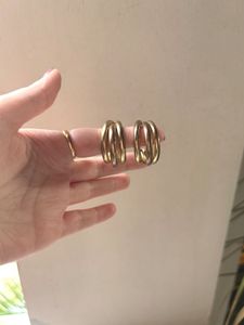 Combo 3 Pairs Of Golden Hoops