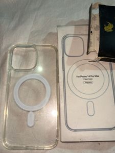 Iphone 14 pro max clear case magnetic