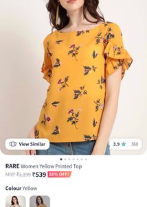 Rare Printed Top