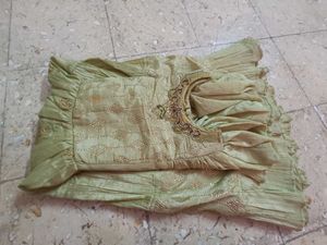 Elegant Green Ethnic Gown