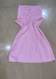 Pink Striped Dress