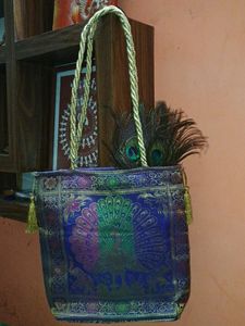 Traditional Saree Cloth Handbag