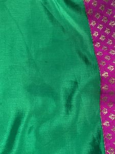 Green Saree With Blouse