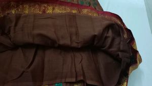 Pure Silk Hand Embroidery &amp; Aari Work Lehenga Set