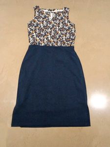 Lovely Blue Sleeveless Dress