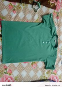 Green Henley Shirt - Casual Style