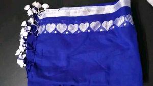 Elegant Blue Saree with Embroidery