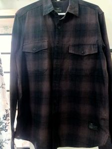 NEW FLYING MACHINE Checked Flannel Shirt