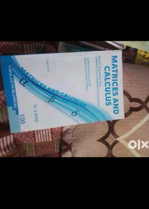 First Year Engineering Matrix  And Calculus Book