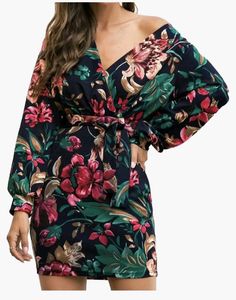 Floral Wrap Dress