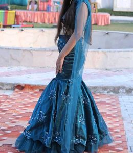 Mermaid Crop Top Lehenga