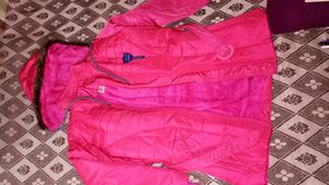 Pink Beautiful  Winter Jacket For Women
