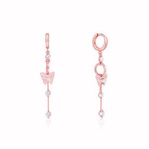 925 Real Silver Butterfly Earrings