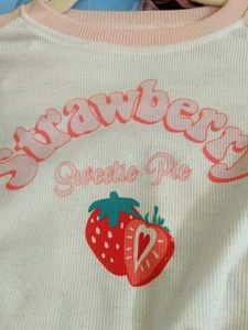 Strawberry Sweetie Pie Crop Top