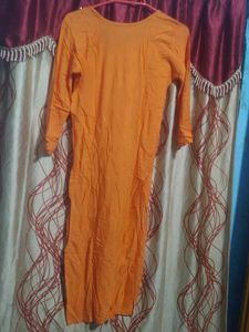 beautiful orange kurta