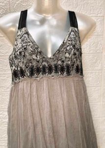 Chilli Coutour Grey Dress/ Dresses For Rs.99 Only