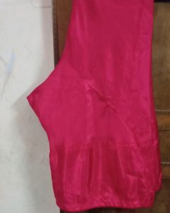 Pink &amp; Silver Anarkali