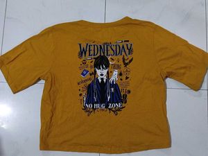 Wednesday Graphic Crop Top