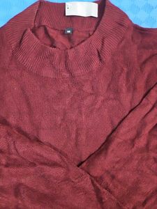 Burgundy Knit Sweater