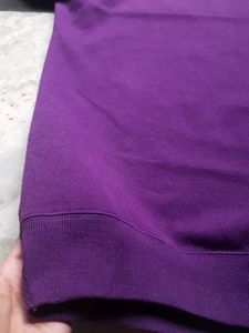 Branded Purple Oversized Sweat Shirt For Girls
