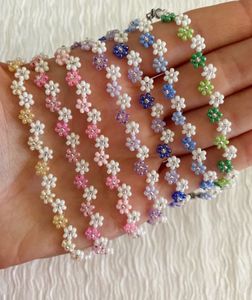 Flower Beaded Bracelet