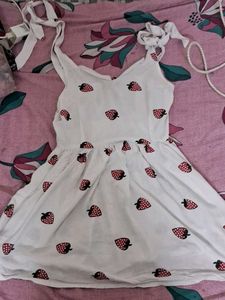 Strawberry Print Sundress