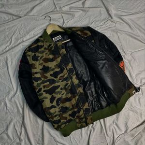 Bathing Ape Camo Bomber Jacket