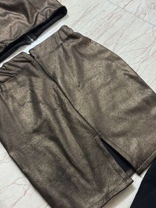 Metallic Bronze Co-ord Set