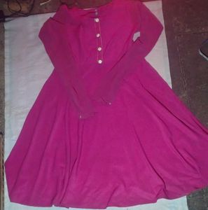 Elegant Pink Ethnic Skirt