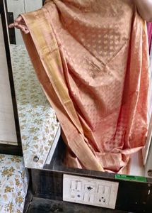 Light Cream Colour Saree