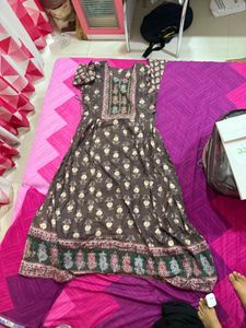2 Piece Floral Print Kurta And Dupptta