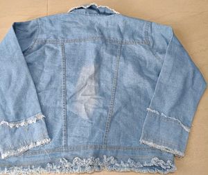 Stylish Denim Jacket, L Size