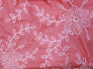 Embroidered Net Semi Stitch Suit