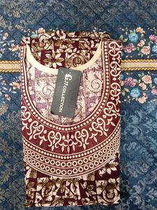 Floral Print Night Suit