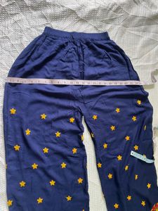 Elegant Embroidered Navy Blue Plaza