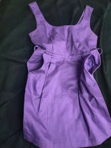 Cadbury Purple Korean Mini Dress