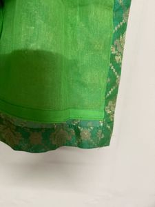 🆕 Emerald Green Brocade Kurti