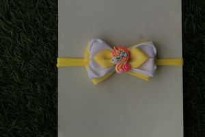 Grosgrain Unicorn Bow(Yellow)