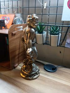Golden Cherub Statue