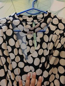 Polka Dot Long Sleeve Blouse