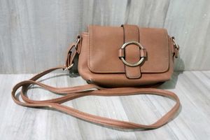 Leather sling bag