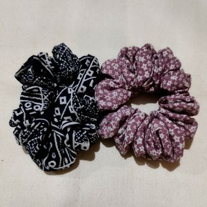 Scrunchies Combo Of 2