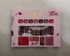 MILA BEAUTE Set of 7 Mini Liquid Lipsticks