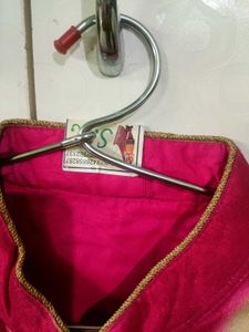 Pink Polka Dot Kurta