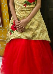 Heavy Flare Gown For Girl'