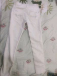 White Slim Fit Jeans