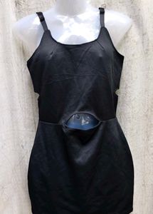 Black Cutout Mini Dress