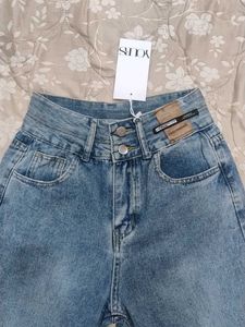 Youlis High Waist Wide Leg Jeans